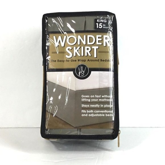 Wonder Skirt Wrap-Around Bed Skirt - Picture 1 of 12